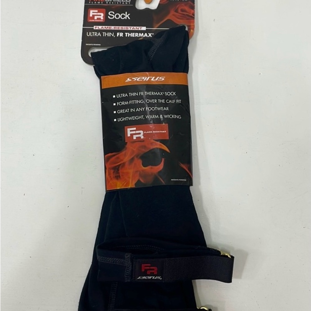 Black Flame Resistant Socks